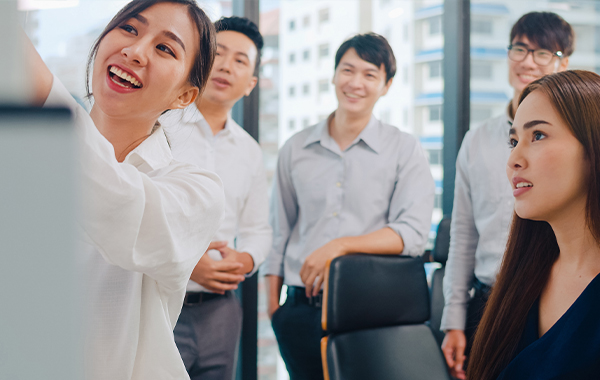 Employee — sharing results among employees